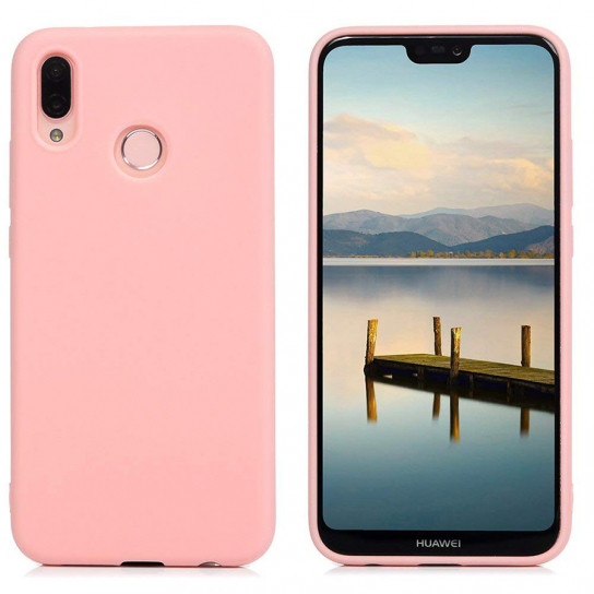 

Силіконовий чохол Candy на Huawei P20 Lite (Рожевий) 660666