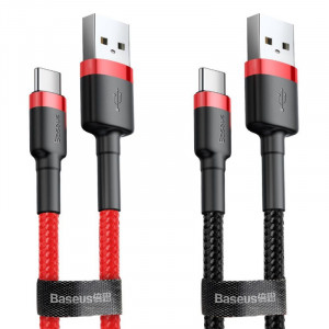 Дата кабель Baseus Cafule Type-C Cable 2A (3m) (CATKLF-U)