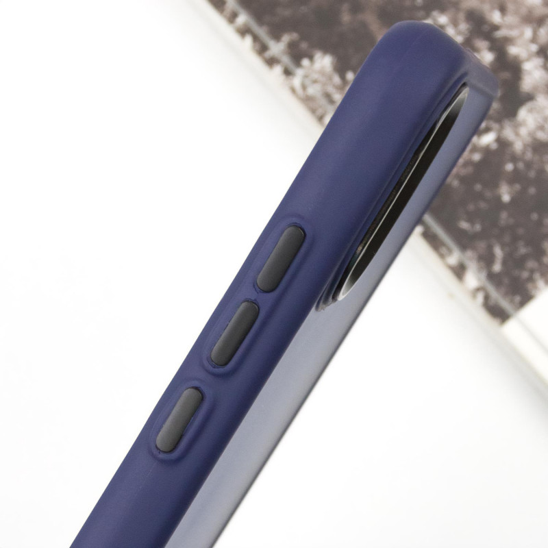 Чохол TPU+PC Lyon Frosted на Xiaomi Redmi 9A (Navy Blue) в магазині vchehle.ua