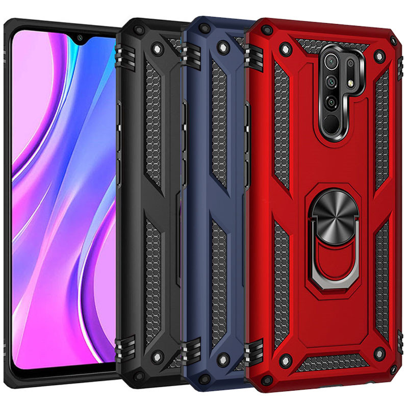Ударопрочный чехол Serge Ring for Magnet для Xiaomi Redmi 9