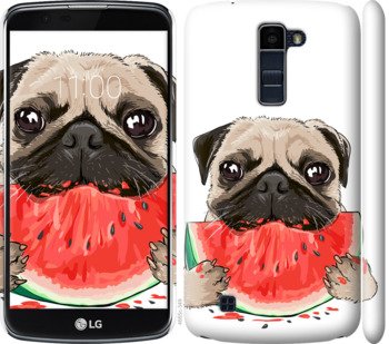 

Чехол Мопс и арбуз для LG K10 / K410 843647