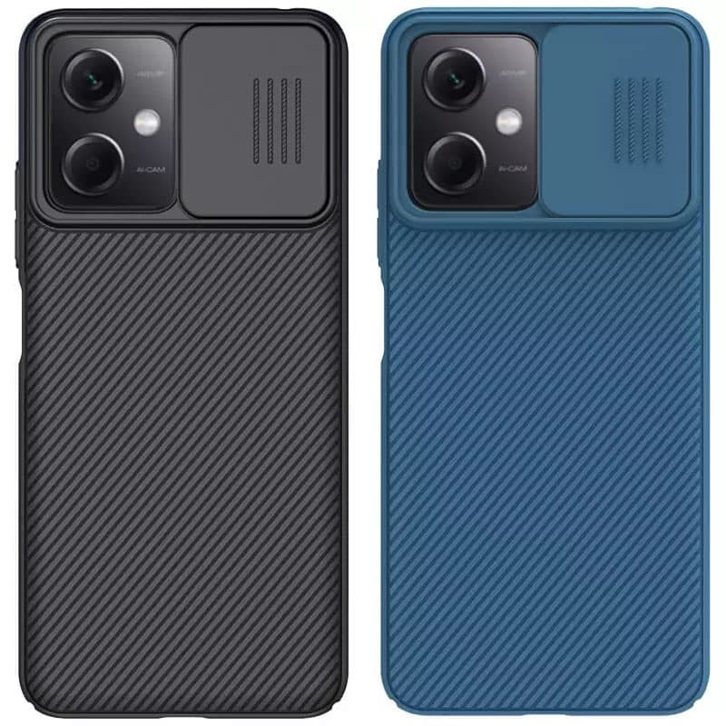 Карбонова накладка Nillkin Camshield (шторка на камеру) на Xiaomi Poco X5 5G / Redmi Note 12 5G