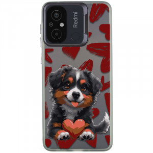 TPU+PC чехол TakiTaki Love magic glow для Xiaomi Redmi 12C