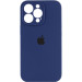 Чехол Silicone Case Full Camera Protective (AA) для Apple iPhone 14 Pro Max (6.7") (Синий / Deep navy)