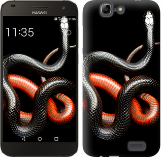 

Чехол Красно-черная змея на черном фоне для Huawei Ascend G7 482261