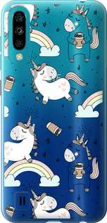 

Чехол Единорог и кофе для ZTE Blade A7 2020 1607249