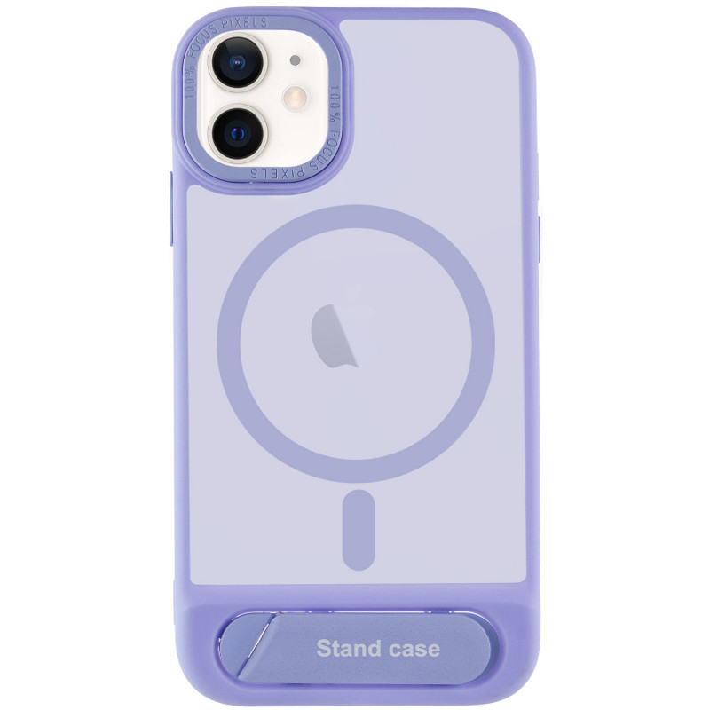 Фото TPU+PC чехол Stand case для Apple iPhone 11 (6.1") (Light blue) на vchehle.ua