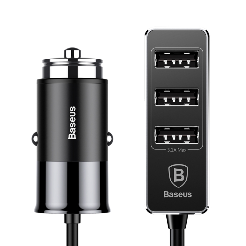 

АЗУ Baseus Enjoy Together (1USB+3USB 5.5A) (Черный) 555759
