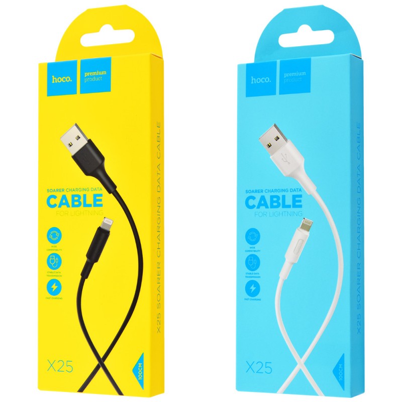 Купить Дата кабель Hoco X25 Soarer Lightning Cable (1m) на vchehle.ua