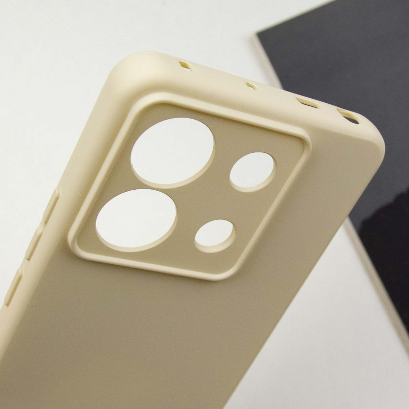 Купити Чохол Silicone Cover Lakshmi Full Camera (AA) на Xiaomi Poco X6 / Note 13 Pro 5G (Пісочний / Sand) на vchehle.ua
