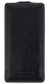 Кожаный чехол (флип) TETDED для Sony Xperia M4 Aqua (Черный / Black)
