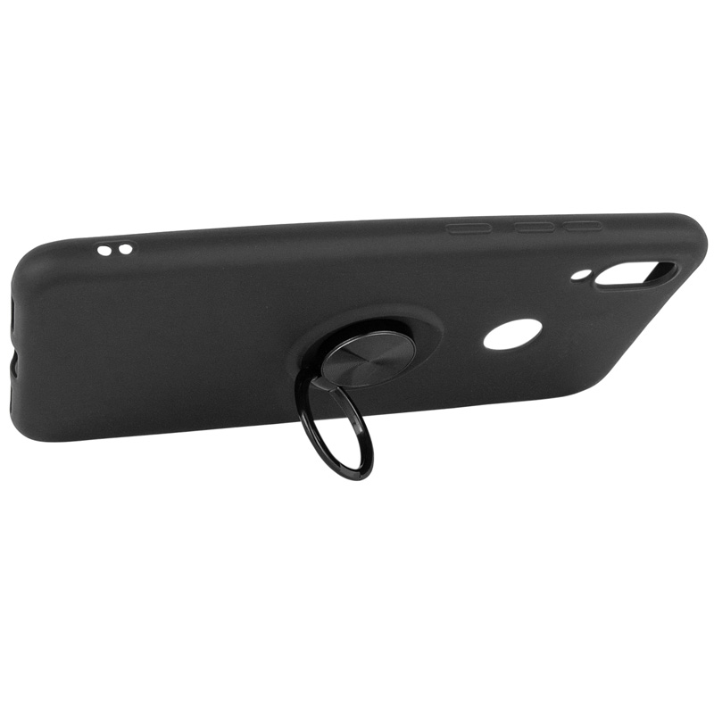 

TPU чохол Summer ColorRing з кріпленням під магнітний тримач для Xiaomi Redmi 7 (Чорний) 708341