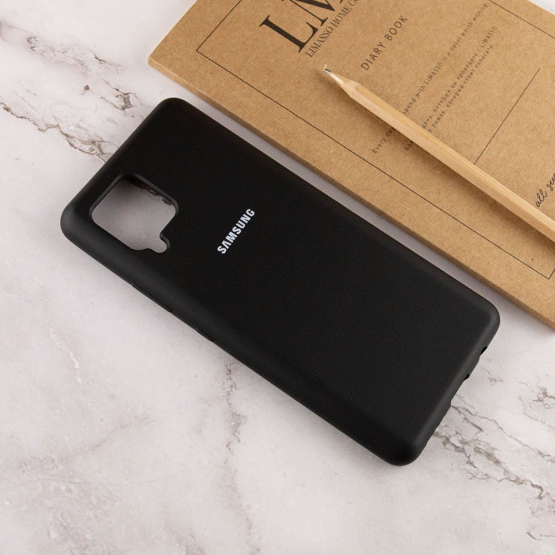 Купить Чехол Silicone Cover Full Protective (AA) для Samsung Galaxy A42 5G (Черный / Black) на vchehle.ua