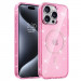 Чохол TPU Eclipse Sparkle (MagFit) на Apple iPhone 15 Pro (6.1") (Pink)