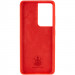 Фото Чехол Silicone Cover Lakshmi (AA) для Samsung Galaxy S21 Ultra (Красный / Red) в магазине vchehle.ua