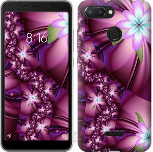 Чехол Цветочная мозаика для Xiaomi Redmi 6
