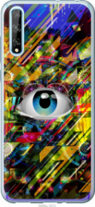 Чехол Абстрактный глаз для Huawei P Smart S