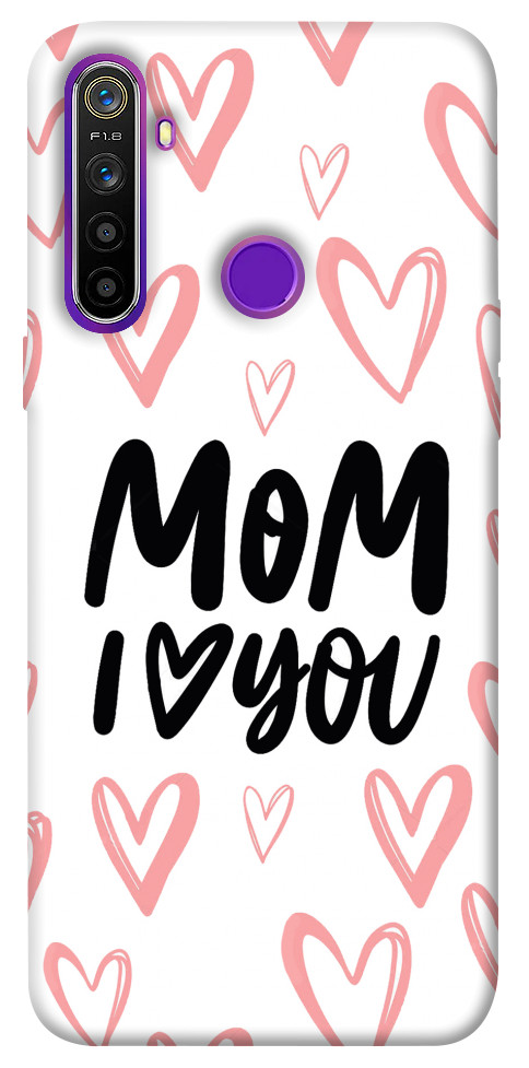 

Чехол I love you Mom для Realme 5 1107117