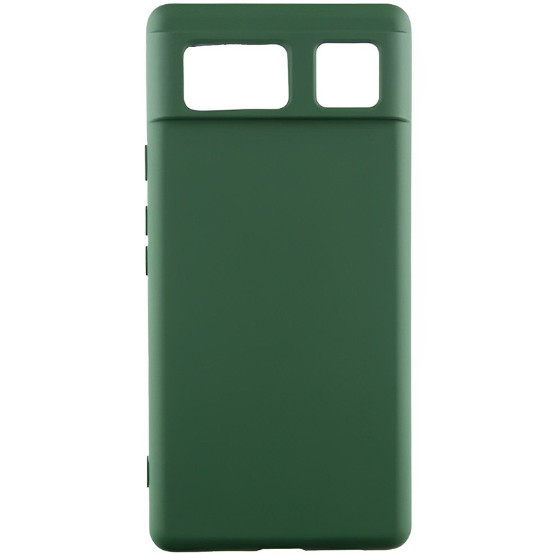 Чохол Silicone Cover Lakshmi (A) на Google Pixel 6 (Зелений / Dark green)