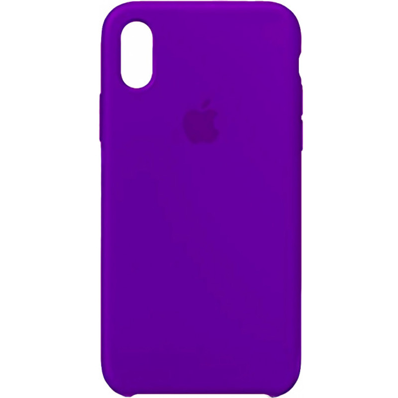 

Чохол Silicone Case (AA) для iPhone X (5.8") (Темний фіолетовий / Ultra Violet) 684200