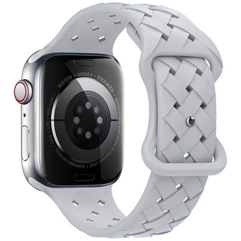 Фото Ремінець Hoco WA16 Flexible series Apple watch (42/44/45/49mm) (Gray) на vchehle.ua