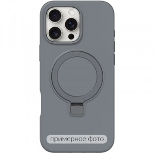 Чехол Silicone Case Full Protective NO LOGO with Ring для Apple iPhone 16e (6.1")