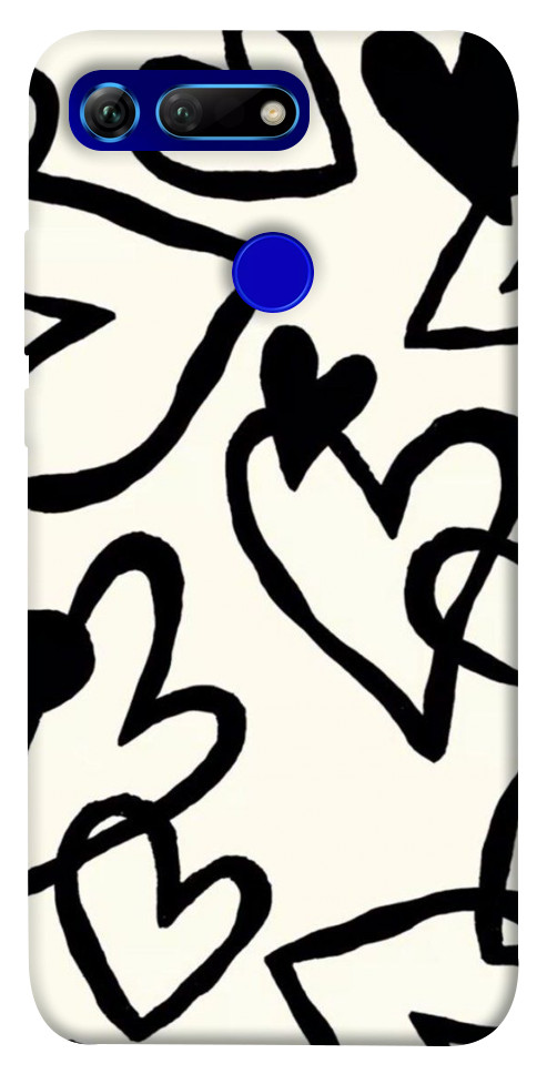 

Чехол Black heart для Huawei Honor View 20 1102927