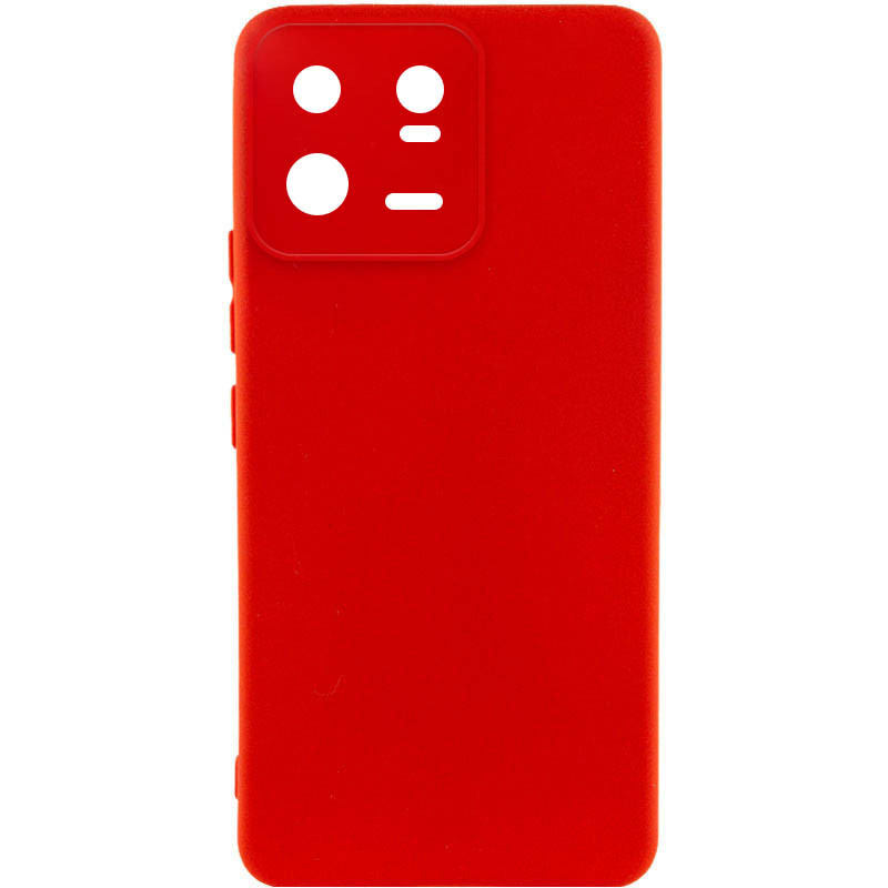 Чохол Silicone Cover Lakshmi Full Camera (A) на Xiaomi 13 Pro (Червоний / Red)