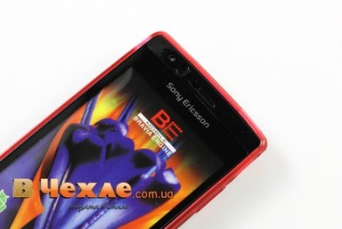 TPU (4 цвета) для Sony-Ericsson X12 Xperia (красный) в магазине vchehle.ua