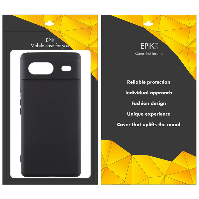 Фото Чехол TPU Epik Black Full Camera для Google Pixel 9a (Черный) на vchehle.ua