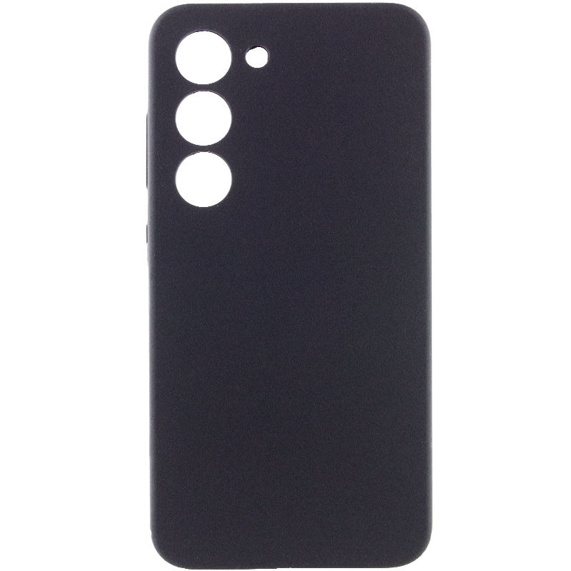 Чохол Silicone Cover Lakshmi Full Camera (AA) на Samsung Galaxy S23 (Чорний / Black)