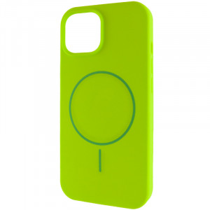 Чехол Silicone Case Full Protective (AA) NO LOGO with Magnetic Safe для Apple iPhone 13 (6.1")