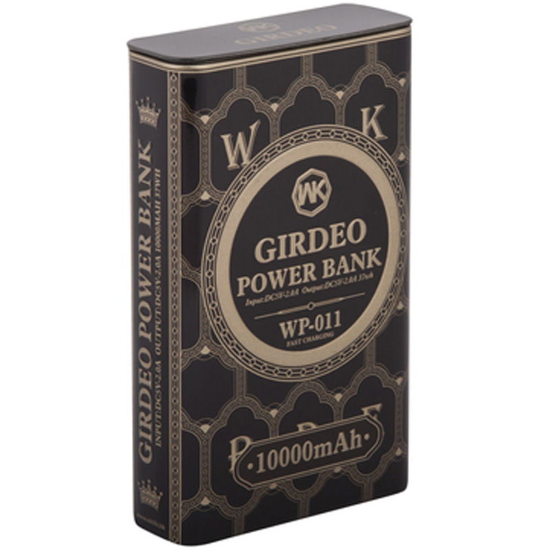 Портативное зарядное устройство WK-Girdeo series (WP-011) Power Bank 10000 mAh (2 USB 2.0A)
