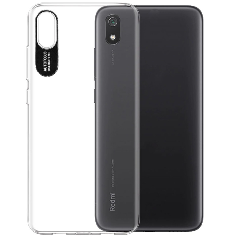 

TPU чохол Epic clear flash на Xiaomi Redmi 7A (Прозорий / Чорний) 767137