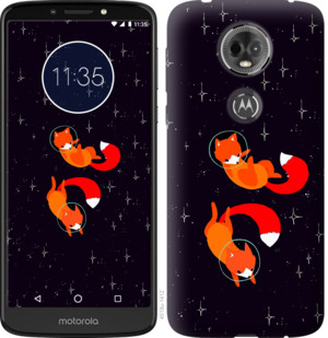 

Чехол Лисички в космосе для Motorola Moto E5 Plus 870521