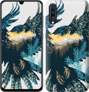 

Чохол Арт-орел на тлі природи на Samsung Galaxy A90 5G 894961
