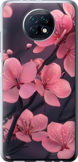 Чехол Пурпурная сакура для Xiaomi Redmi Note 9T