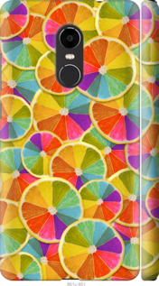 

Чехол Разноцветные дольки лимона для Xiaomi Redmi Note 4 (Snapdragon) 1390260