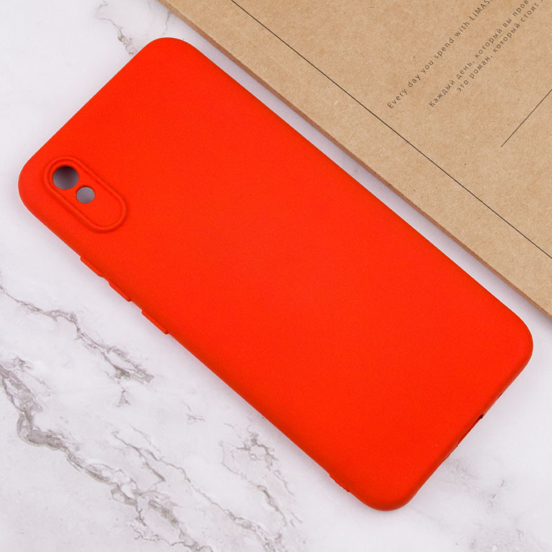 Фото Чохол TPU GETMAN Liquid Silk Full Camera на Xiaomi Redmi 9A (Червоний / Red) в маназині vchehle.ua