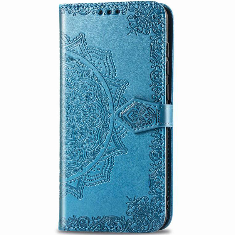 Кожаный чехол (книжка) Art Case с визитницей для Samsung Galaxy A10 (A105F) (Синий)