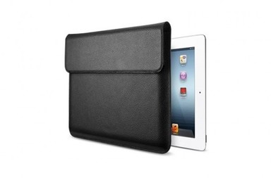 # Кожаный чехол (Футляр) SGP Sleeve Series для Apple IPAD 4/3/2 (Черный / Black)