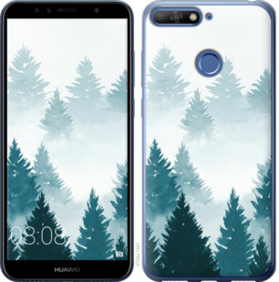 

Чехол Акварельные Елки для Huawei Y6 Prime 2018 862791