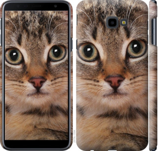 

Чохол Смугастий котик на Samsung Galaxy J4 Plus 2018 694152