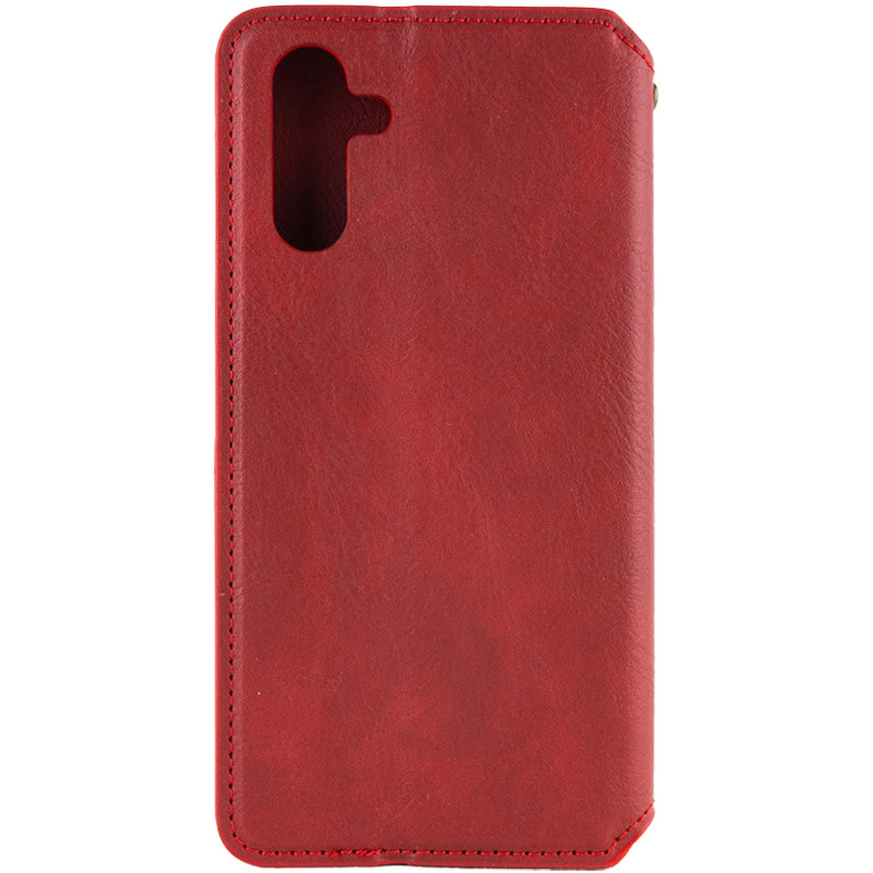 Фото Кожаный чехол-книжка GETMAN Cubic (PU) для Samsung Galaxy A25 5G (Красный) на vchehle.ua