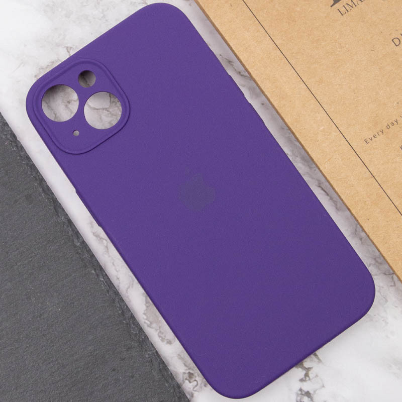 Купити Чохол Silicone Case Full Camera Protective (AA) на Apple iPhone 15 (6.1") (Фіолетовий / Amethyst) на vchehle.ua