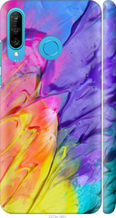 

Чехол Разноцветные краски для Huawei P30 Lite 968713
