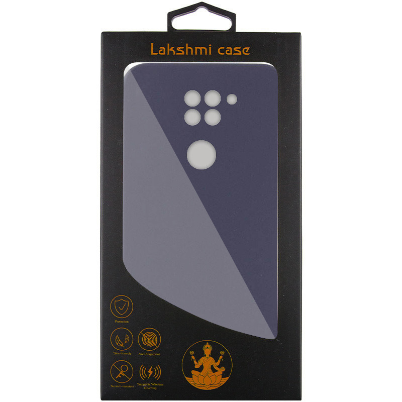 Чехол Silicone Cover Lakshmi Full Camera (AAA) для Xiaomi Redmi Note 9 / Redmi 10X (Серый / Dark Gray) в магазине vchehle.ua