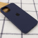 Фото Чехол Silicone Case Full Protective (AA) для Apple iPhone 14 Pro Max (6.7") (Темный Синий / Midnight Blue) на vchehle.ua