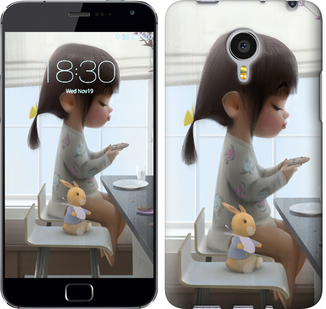 

Чехол Милая девочка с зайчиком для Meizu MX4 PRO 636635