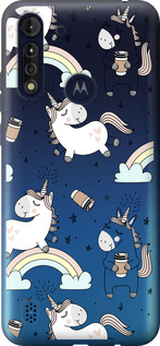 

Чохол Єдиноріг і кава на Motorola G8 Power Lite 1607471